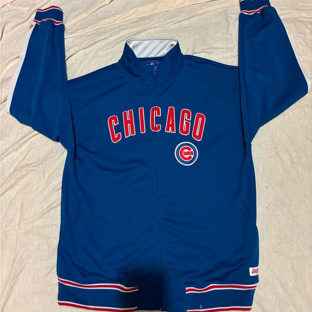 MLB Chicago Cubs bullpen/team jacket size large great look and condition